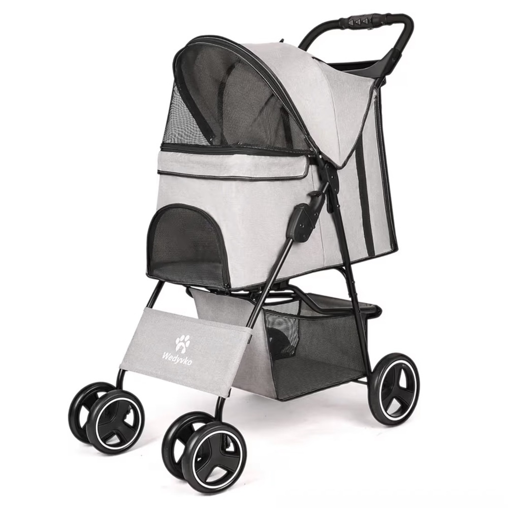 Gray Pet Stroller